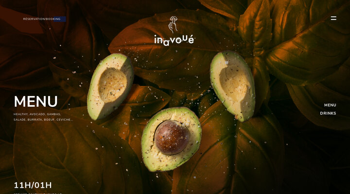 Menu inavoué restaurant