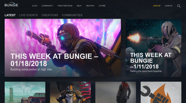 Explore Destiny > Latest | Bungie.net