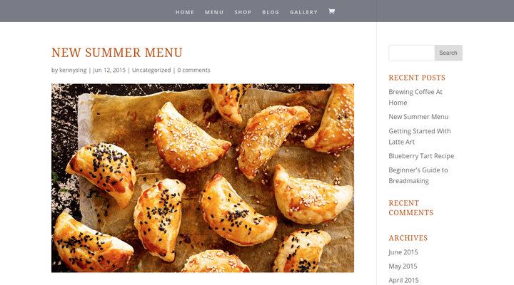 New Summer Menu | Divi Cafe