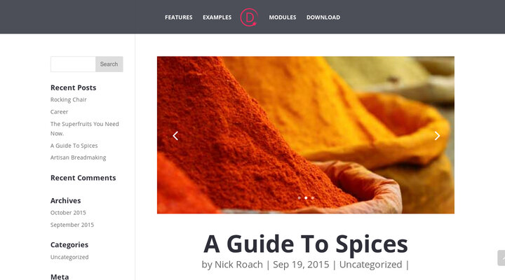 A Guide To Spices | Divi Builder Plugin