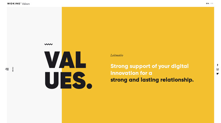 Values - Wokine, Digital Agency & Startup Studio - Lille, France