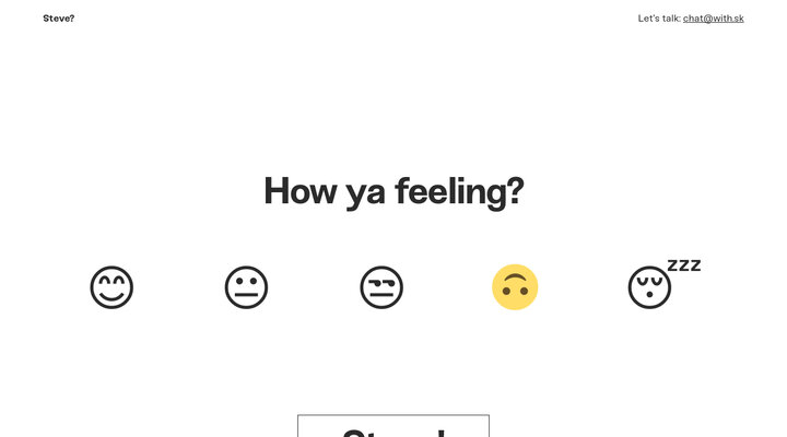 Steve Makes Products for Participation!!! ?