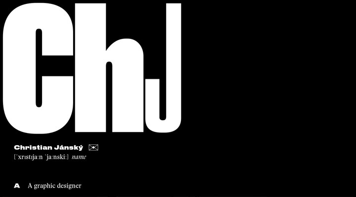 Christian Jánský [ˈxrɪstɪjaːn ˈjaːnskiː]