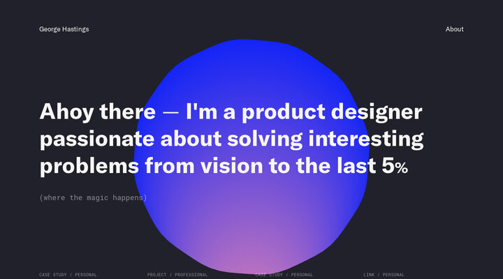 George Hastings - Product Designer