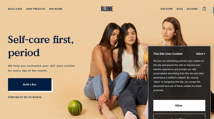 Blume | Self Care and Period Products Inspired By You