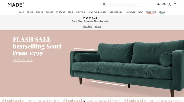 Designer Furniture and Homeware | SALE: Up to 40% Now On | MADE.com