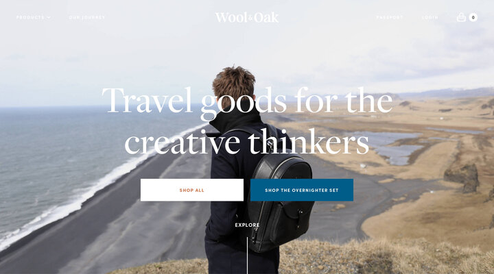 Wool and Oak - Smart Luxury Travel Bags