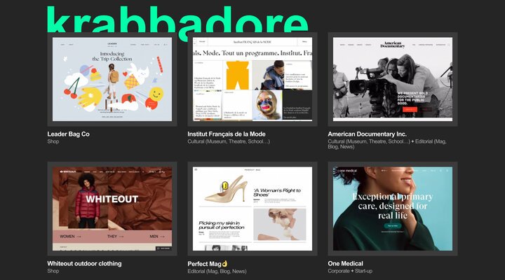 Krabbadore – Cool website gallery -