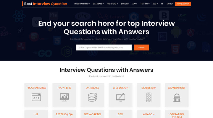 Best Interview Questions - Php Interview Questions, CSS, HTML, Angular 2 Interview Questions Answers