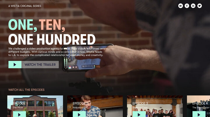 One, Ten, One Hundred - A Wistia Original Series