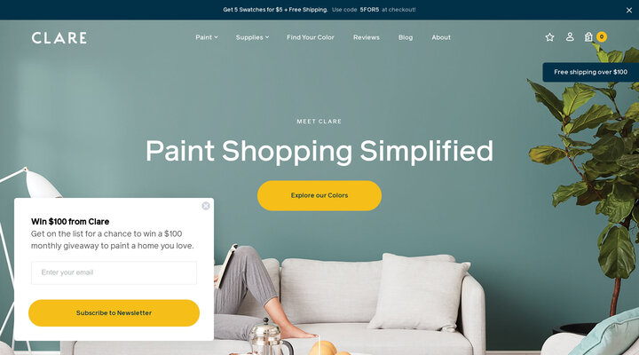 Interior Paint & Supplies | Clare