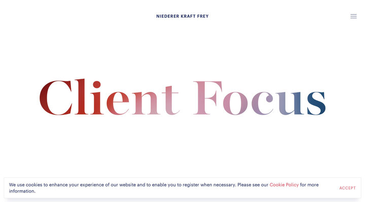 Niederer Kraft Frey