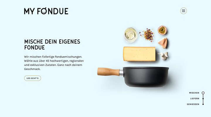 MyFondue: Individuelle Fondues online bestellen