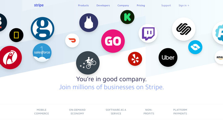 Stripe: Our Customers | United Kingdom