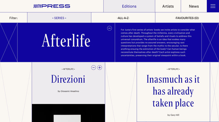 Editions - Juxta Press