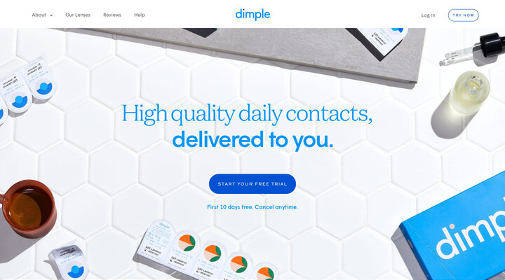 Dimple™ | High Quality and Affordable Daily Disposable Contact Lenses