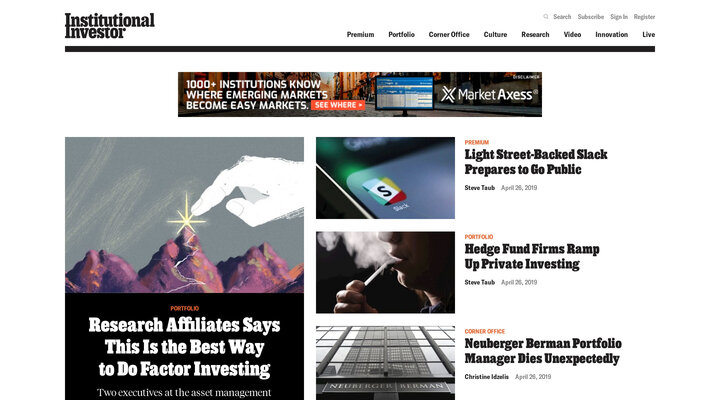 Home | Institutional Investor