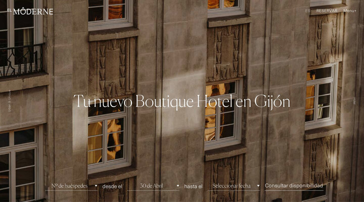 El Moderne Hotel en Gijón - Un Hotel Urbano y Cosmopolita en Gijón