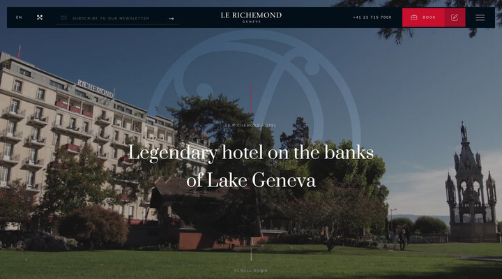 Le Richemond Hotel | Luxury 5 Star Hotel in Geneva