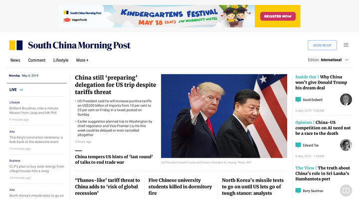 International Edition | South China Morning Post