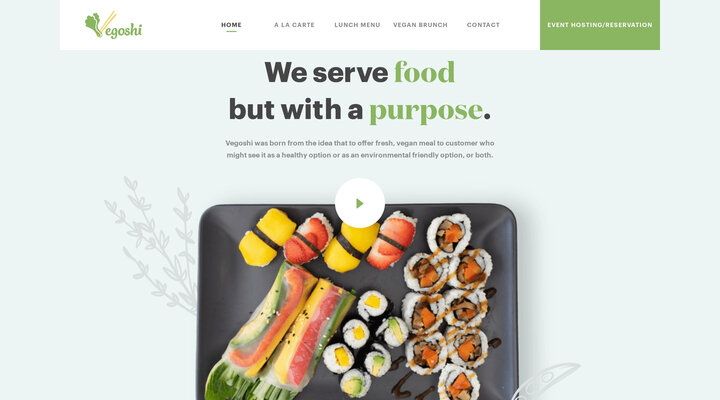 Vegoshi – 100% Plant-based