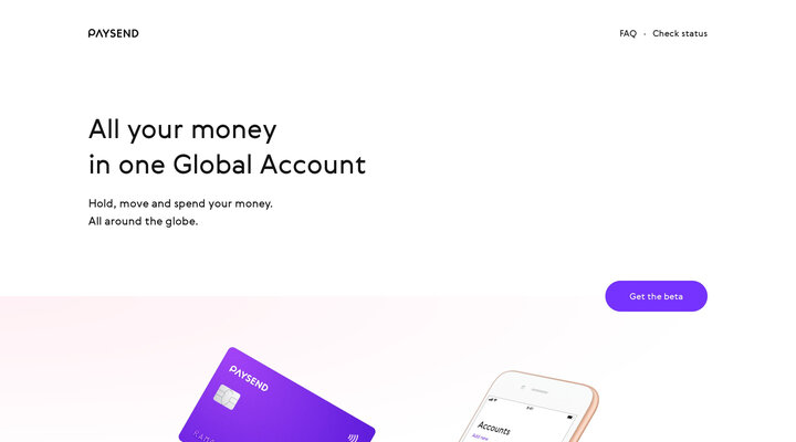 Paysend · All your money in one Global Account