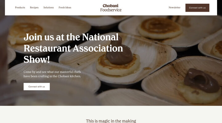 Home | Chobani Foodservice