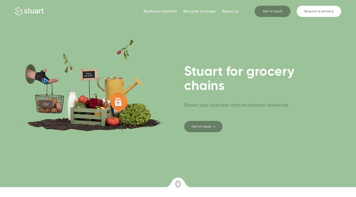 Stuart • Delivery for grocery chains