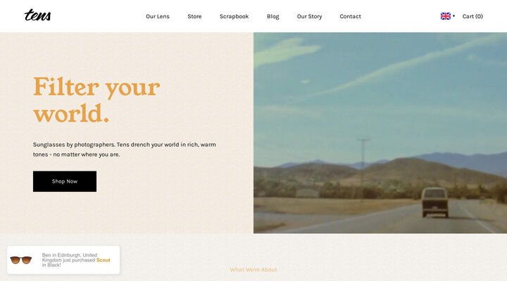 Tens Sunglasses: Our Lens Makes Life Look Happier – Tens UK