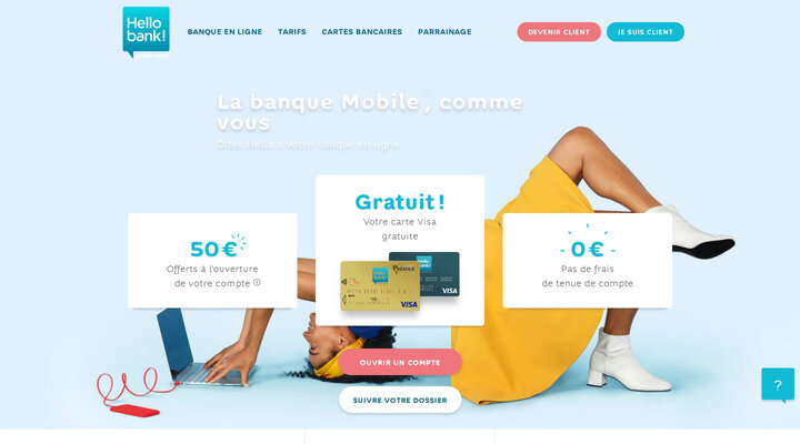 Banque en ligne | Hello bank! la banque mobile comme vous