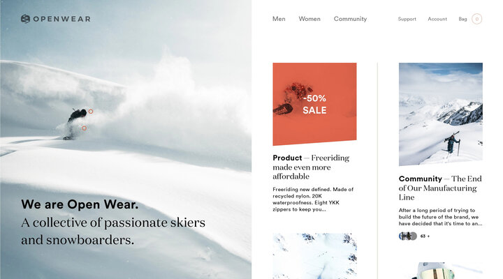 Open Wear: Sustainable Outerwear. Made affordable.