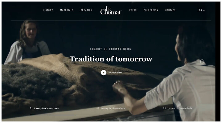 Luxury Le Chomat beds | Le Chomat