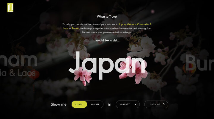 When To Travel Weather & Events Guide to Japan and South East Asia