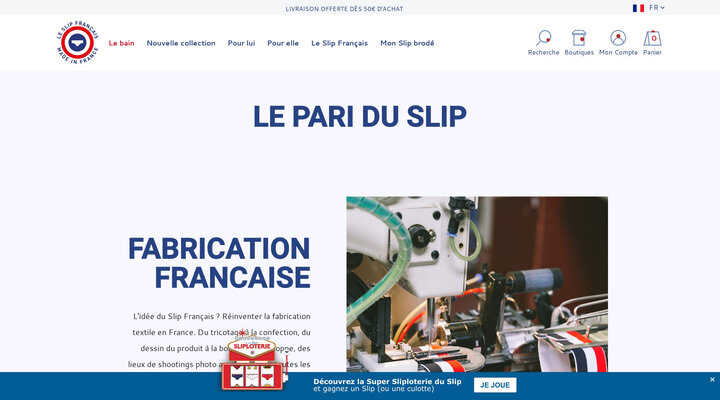 Le Pari du Slip | Le Slip Français ??