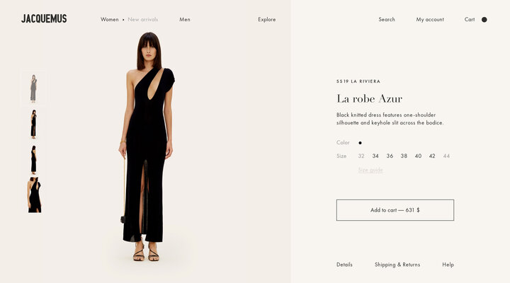 La robe Azur - JACQUEMUS | Official website