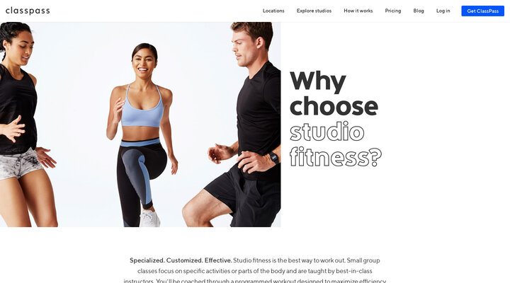 Studio Fitness 101 | ClassPass