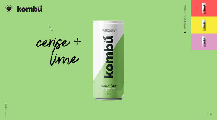 Cerise+lime | Kombu