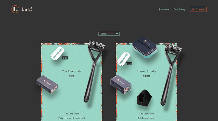 Get Started - Leaf Shave