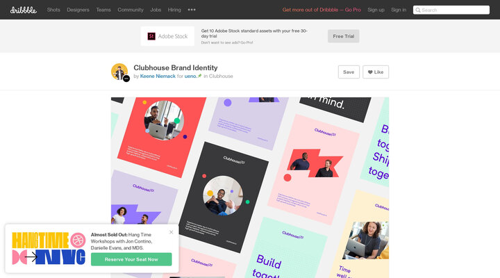 Clubhouse Brand Identity by Keene Niemack | Dribbble | Dribbble