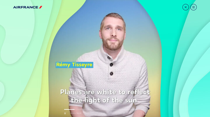 Questions in the Sky by Air France