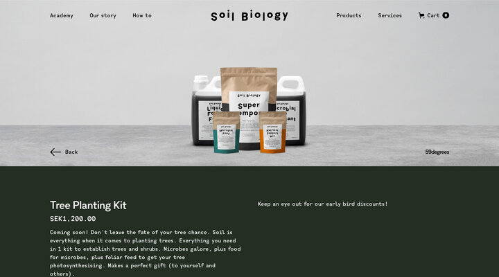 Soil Biology — Products — Tree Planting Kit