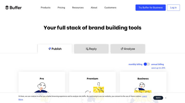 Social Media Management Software Pricing | Buffer