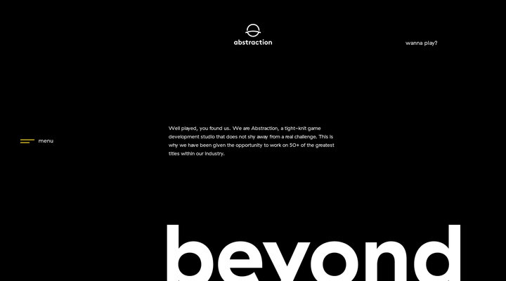 abstraction · game development studios · beyond boundaries