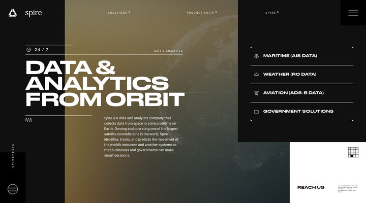 Space to Cloud Data & Analytics — Spire