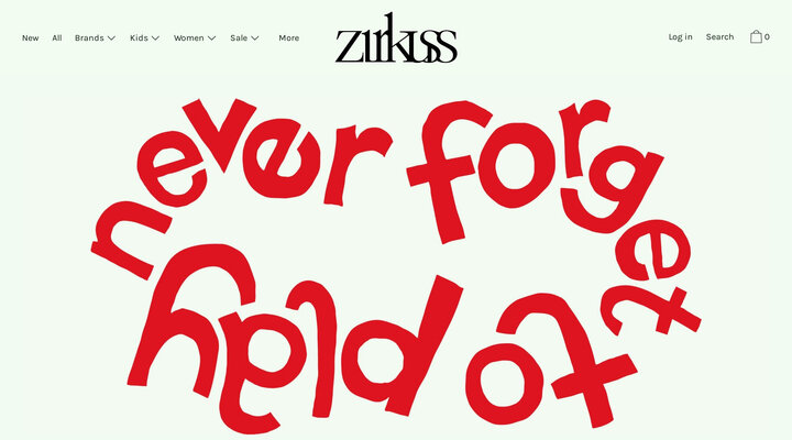 Zirkuss - Love Kids Love - For kids from 0 to 16 years and women