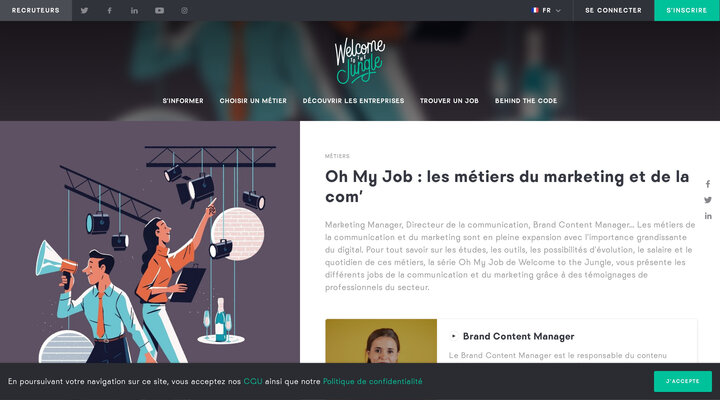 Découvrez en vidéos les métiers du marketing et de la com’