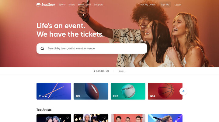 SeatGeek | Your Ticket to Sports, Concerts & More