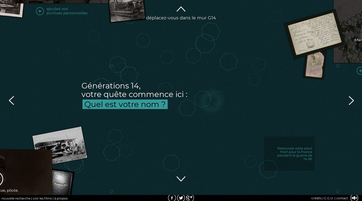 Générations 14, mémoires intimes de la grande guerre