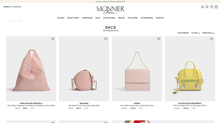 Sacs | Sélection MONNIER Frères
