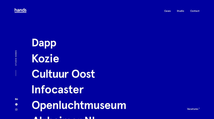 Studio Hands - Design voor ideeën die moeten groeien